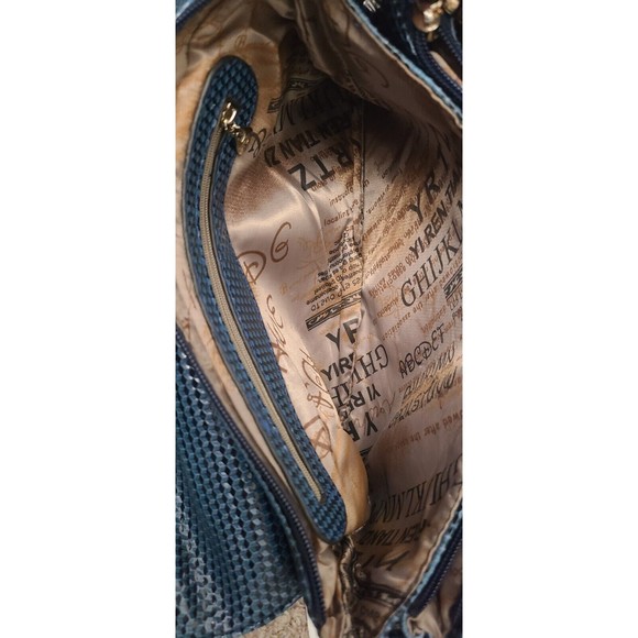 Womens Expandable One Handle Purse Green Gold Color Strap Yirentianzi - Picture 7 of 12